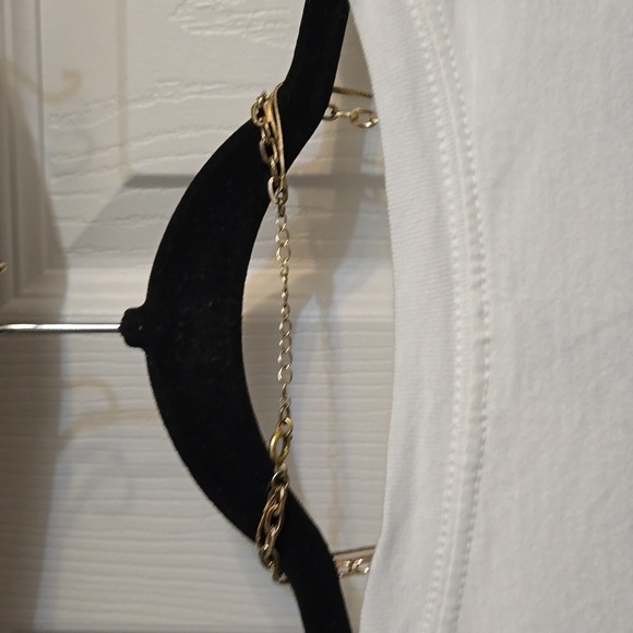 Necklace,3 chains gold tone,layered,contemporary,versatile - Picture 3 of 3